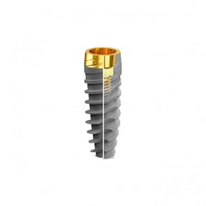 Implant JD Icon Plus 5,0 x 8 mm guler anodizat 1,5 mm titan grad 4