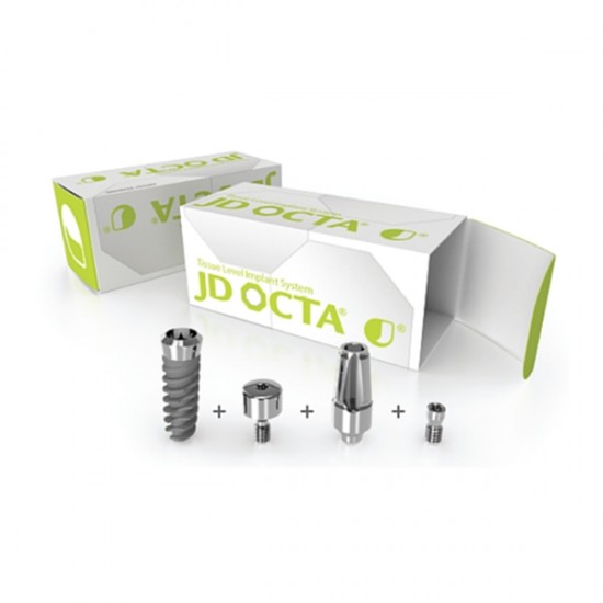 Implant JD Octa 4,3 x 8 mm titan grad 4 All-In-One