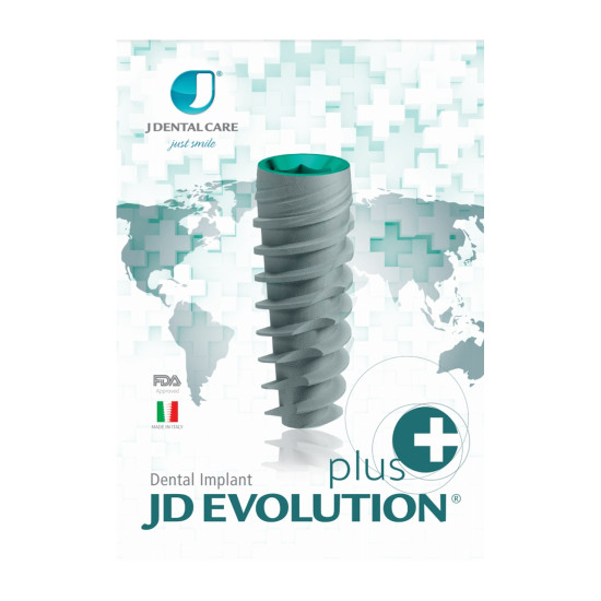 Implant JD Evolution Plus+ 3,7 x 18 mm titan grad 4