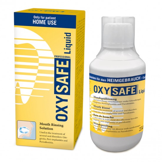OXYSAFE Professional Liquid pentru tratamentul parodontozei si periimplantitei